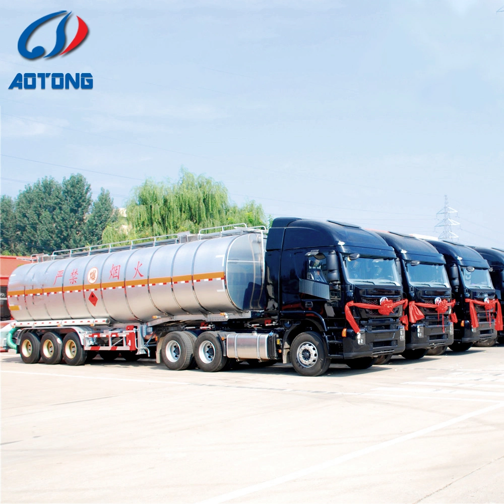 33000 40000L 45000 50000 60000 Litrestri Axles Crude Liquid Fuel Oil Tank Tanker Semi Trailer