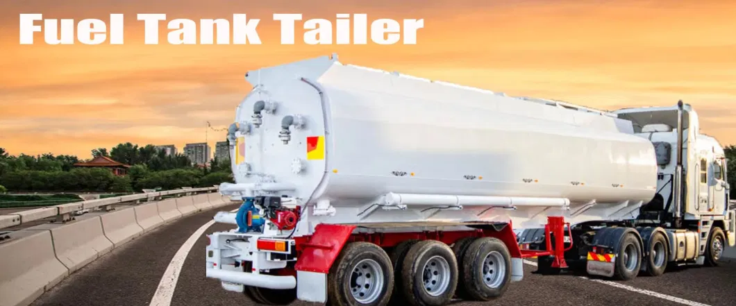 Diesel/Gasoline Transport Steel Monoblock Fuel Tank/Tanker Truck Semi Trailer for Sale Price